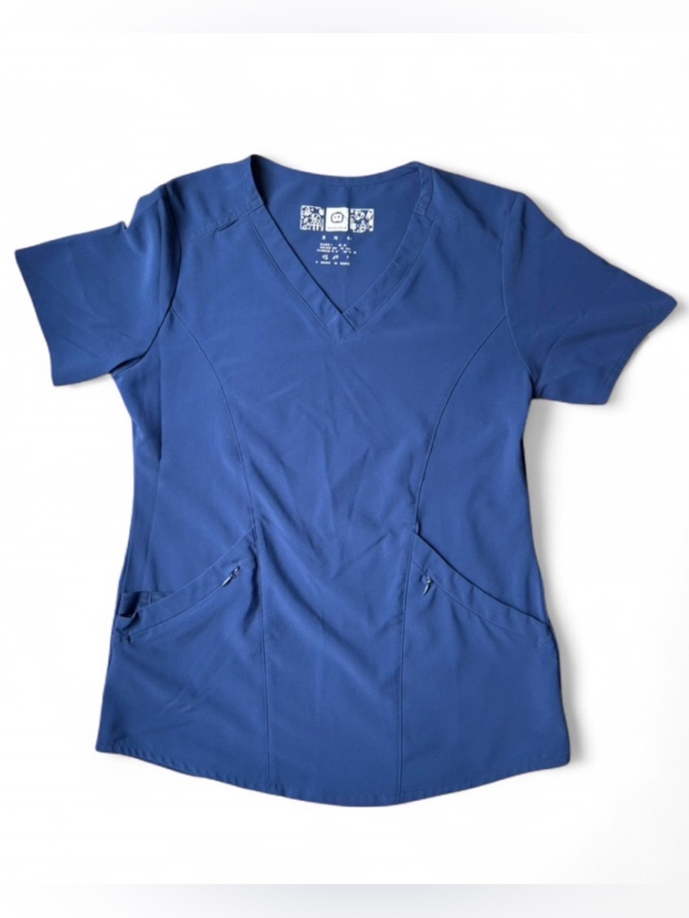 WonderWink Women’s Scrub Set in Blue - Picture 2 of 6